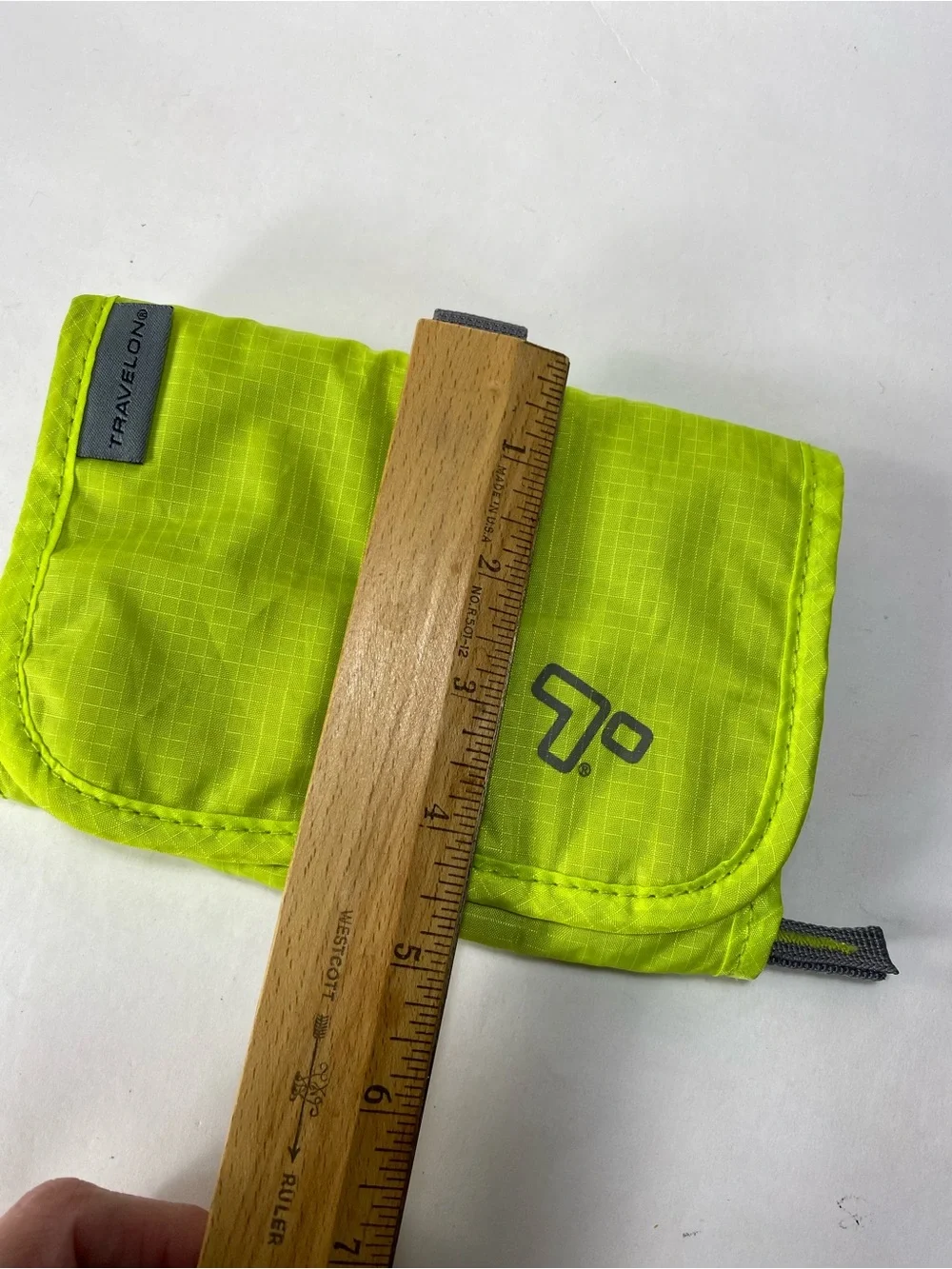 Travelon Neon Lime Travel Organizer with Gray Accent Tech Accessory Organizer
